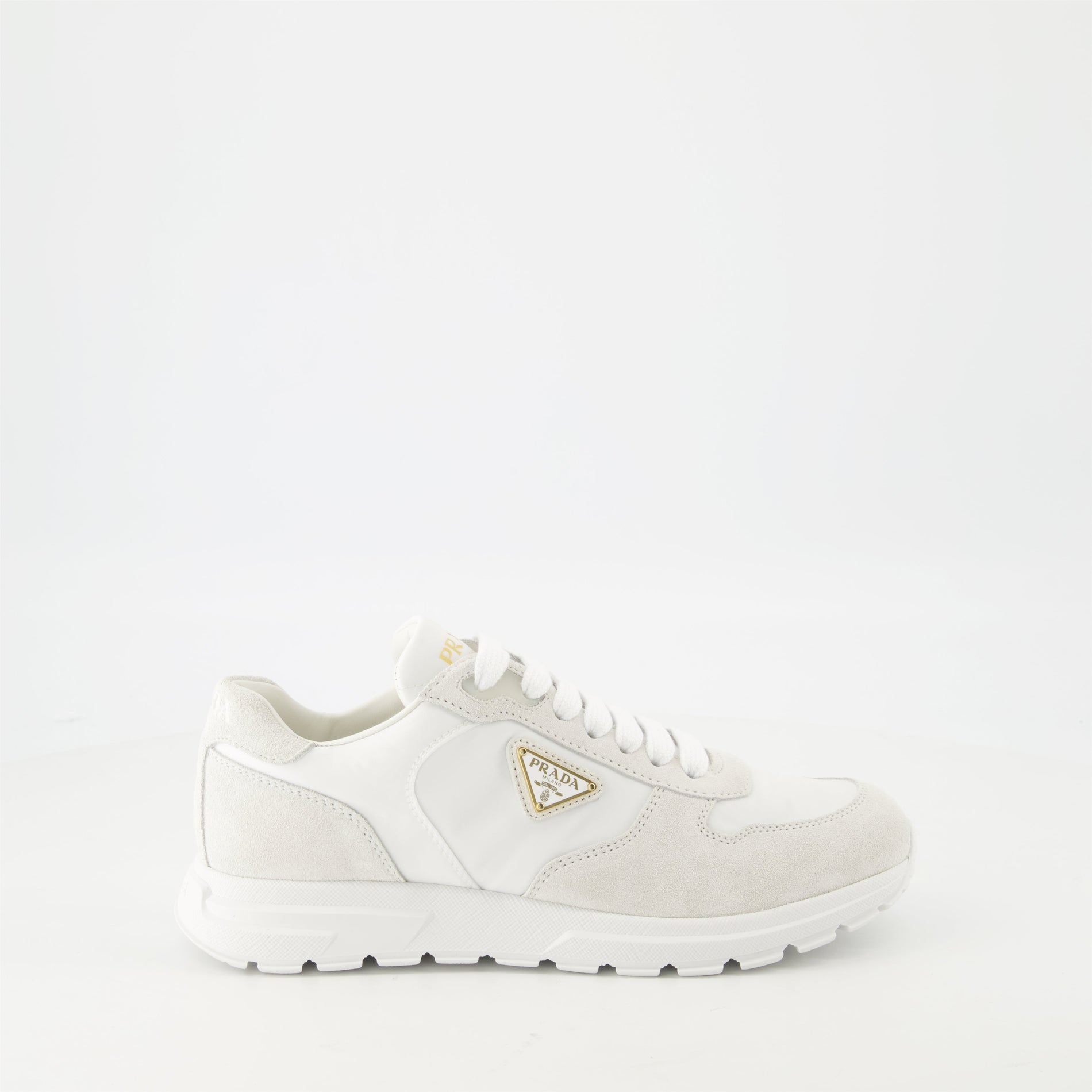 Prada White Runner Sneakers