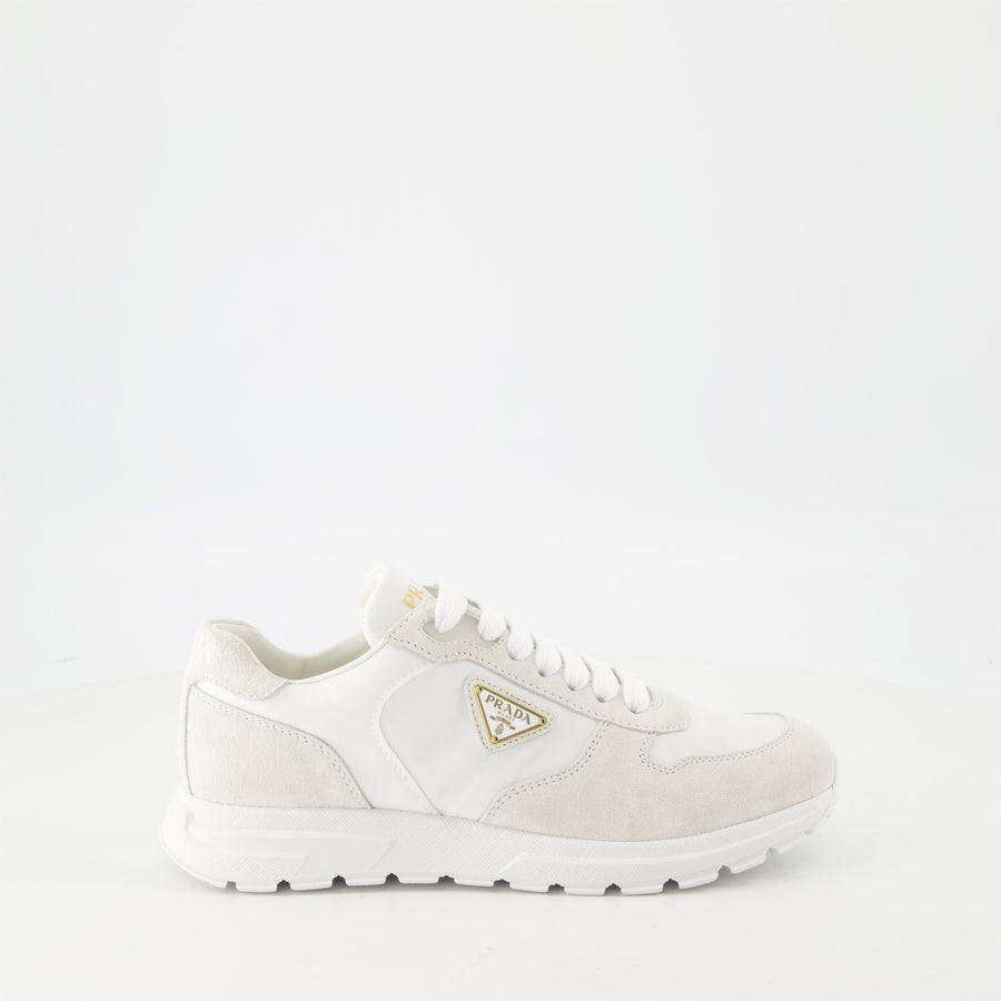 Prada White Runner Sneakers