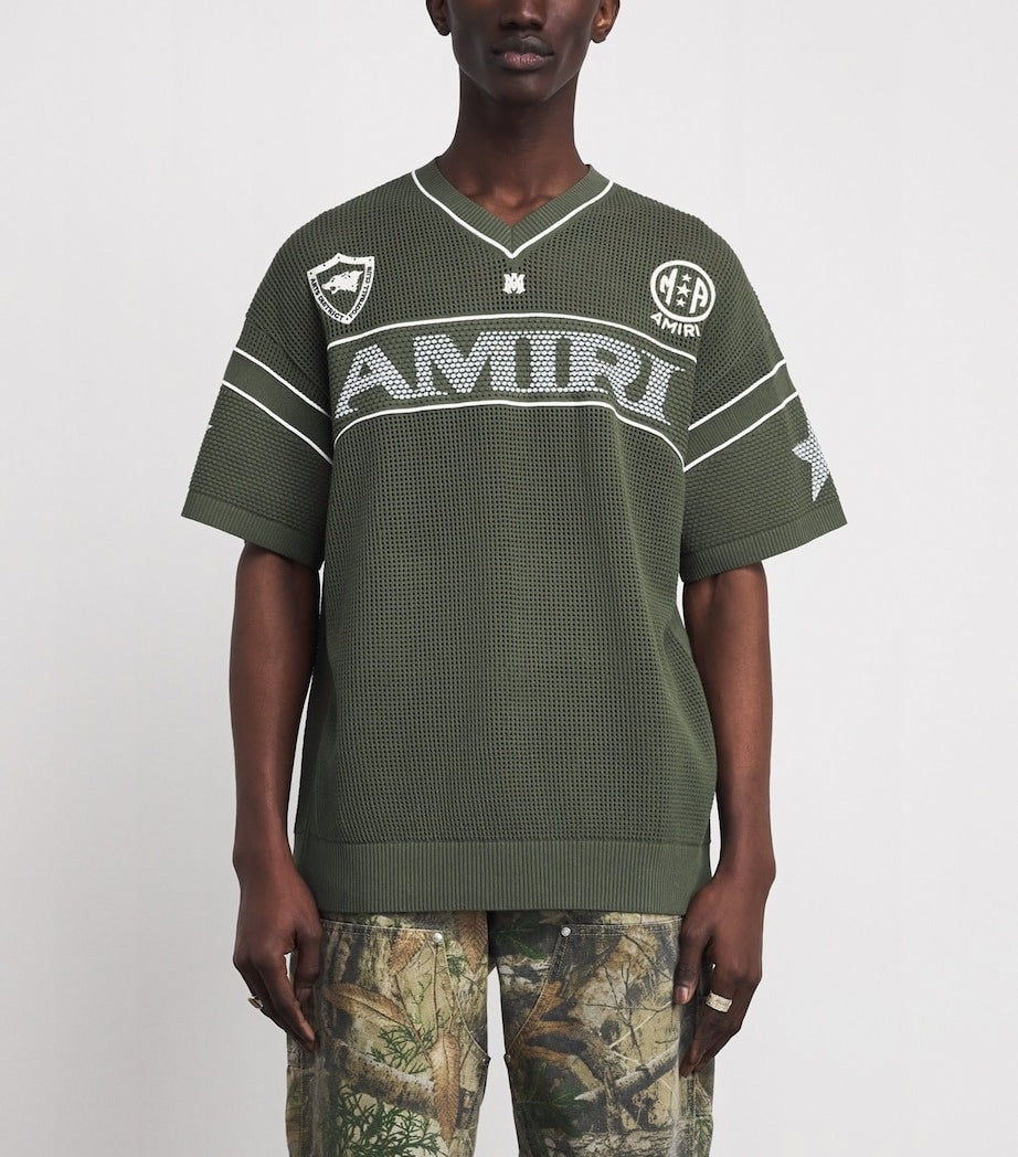 Amiri Technical Knitted Logo Oversized T-Shirt - image 2