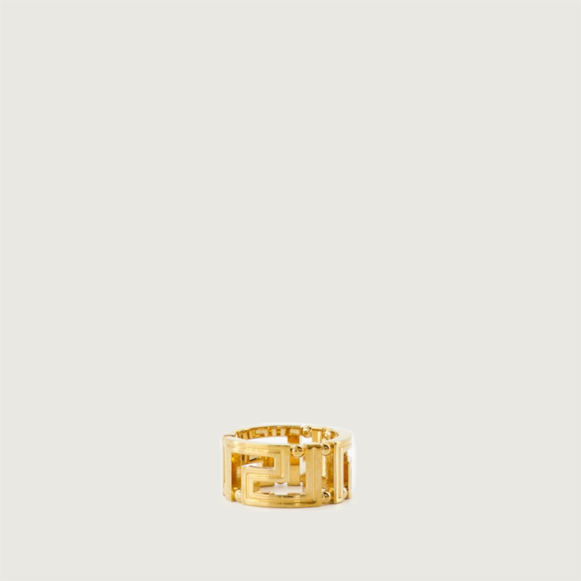 Versace Medusa Crystal Embellished Ring - image 2