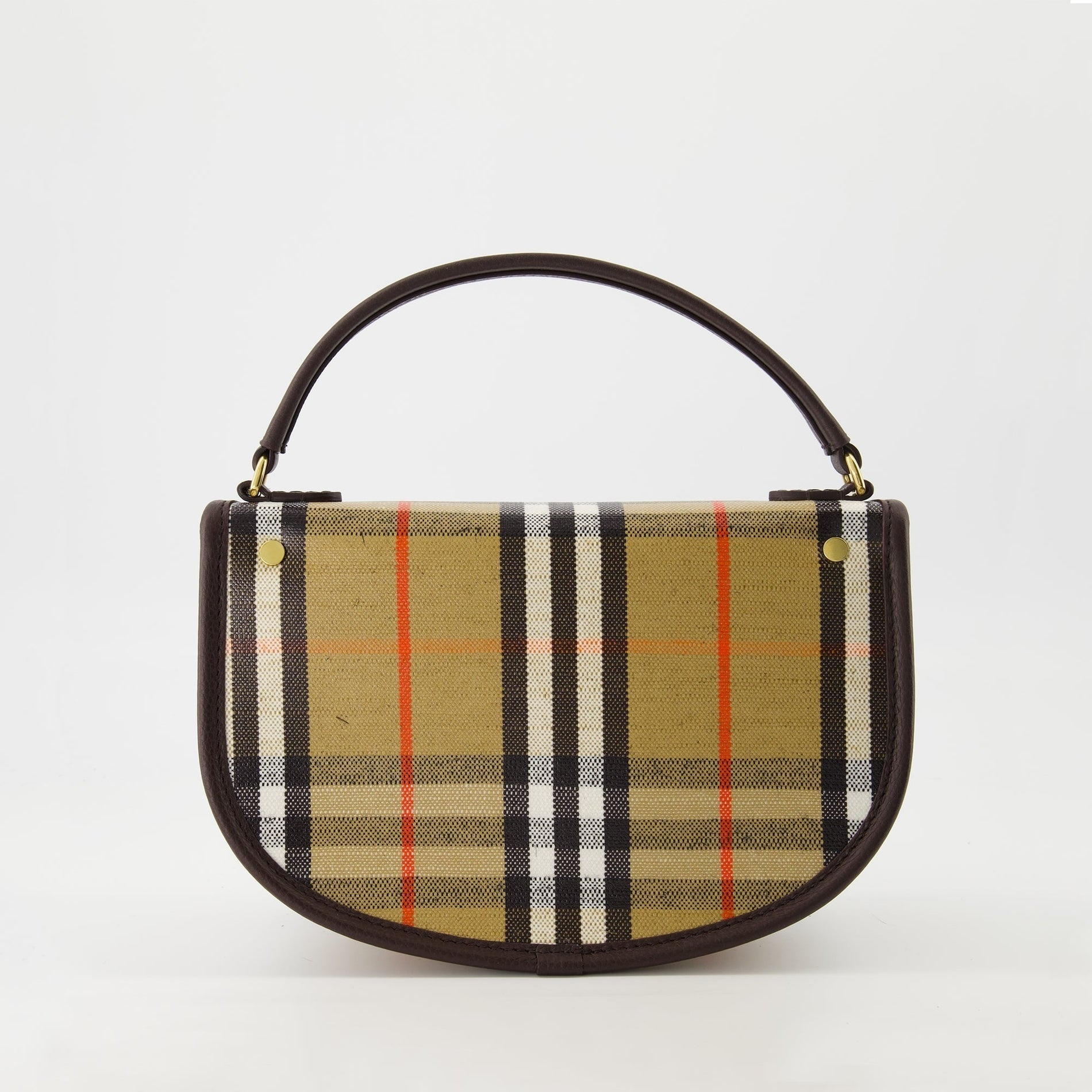 Burberry Check Mini Shoulder Bag-Archive Beige & Brown - image 2