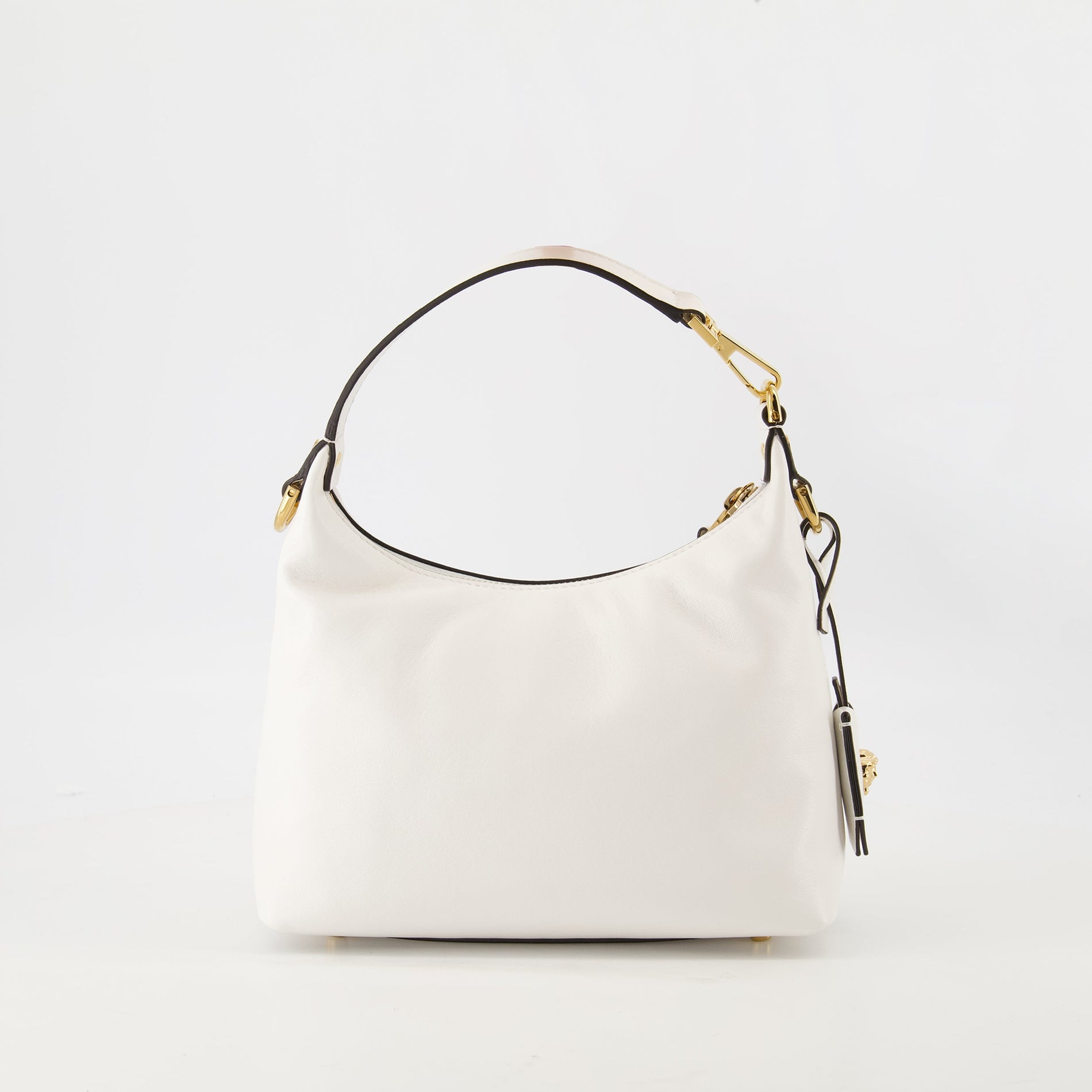 Versace Logo Hobo Bag – White - image 2