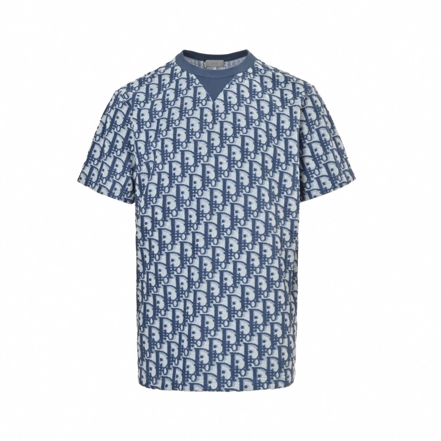 Dior Oblique Monogram Toweling T-Shirt | Blue