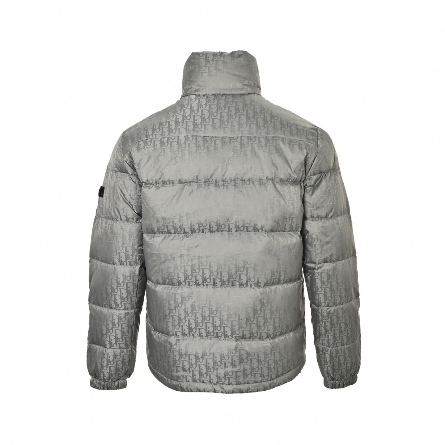 Dior Oblique Down Puffer Jacket – Grey Technical Jacquard Edition - image 2