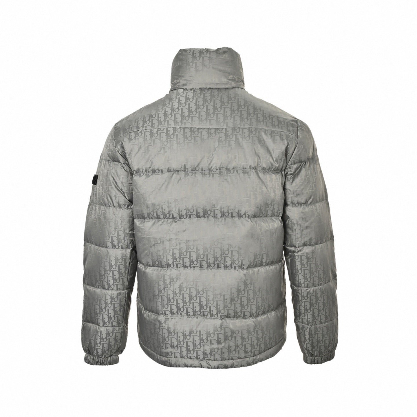 Dior Oblique Down Puffer Jacket – Grey Technical Jacquard Edition - image 2