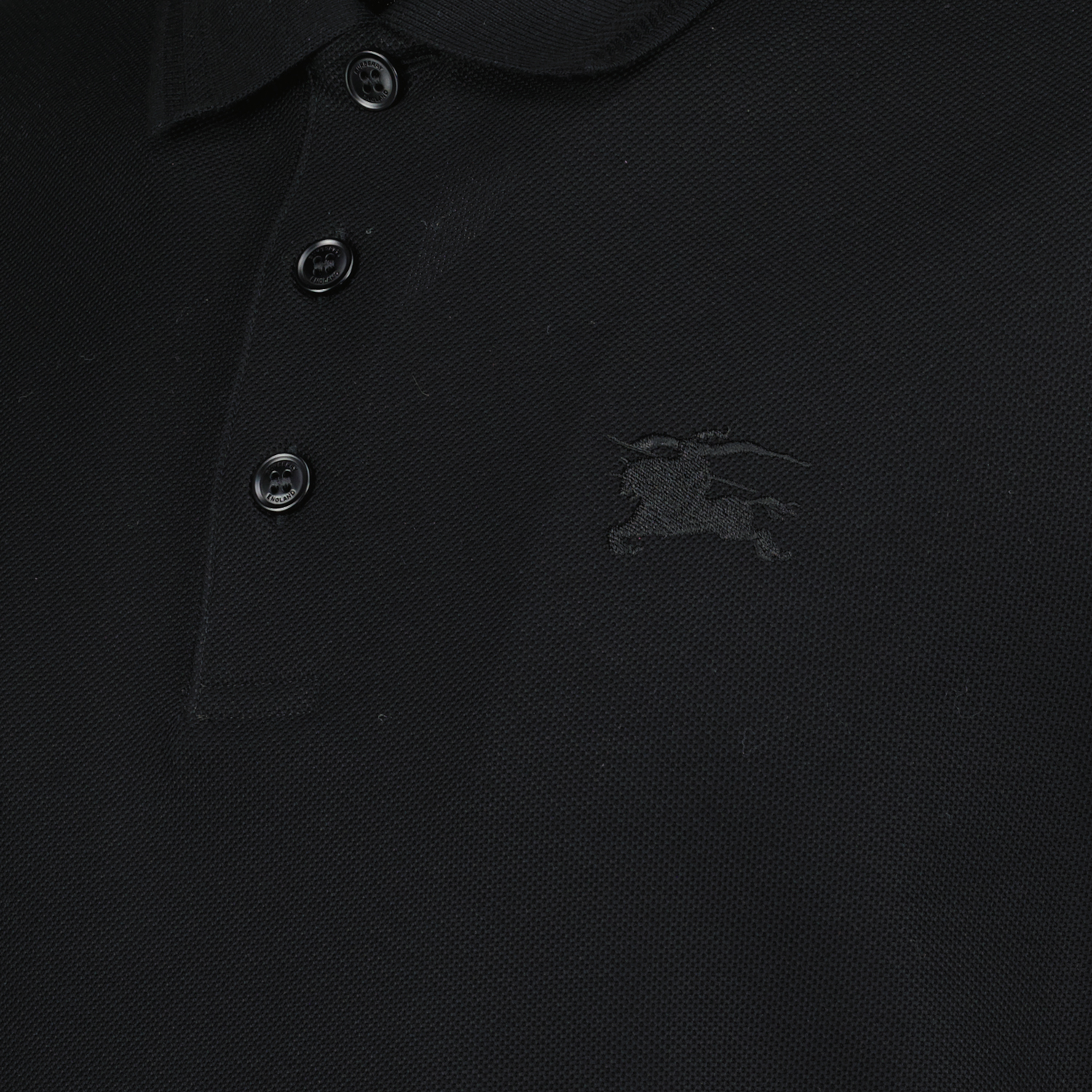 Burberry Classic Black Polo Shirt - image 5