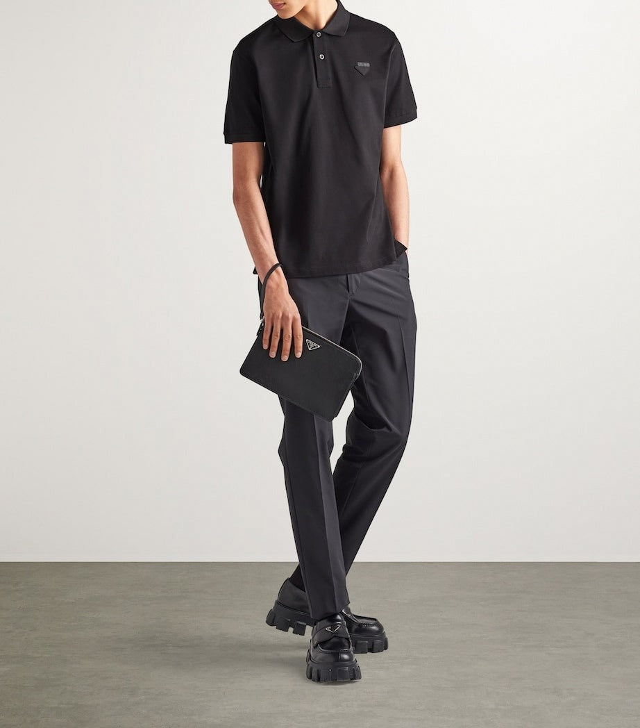 Prada Cotton Piqué Polo Shirt - image 2