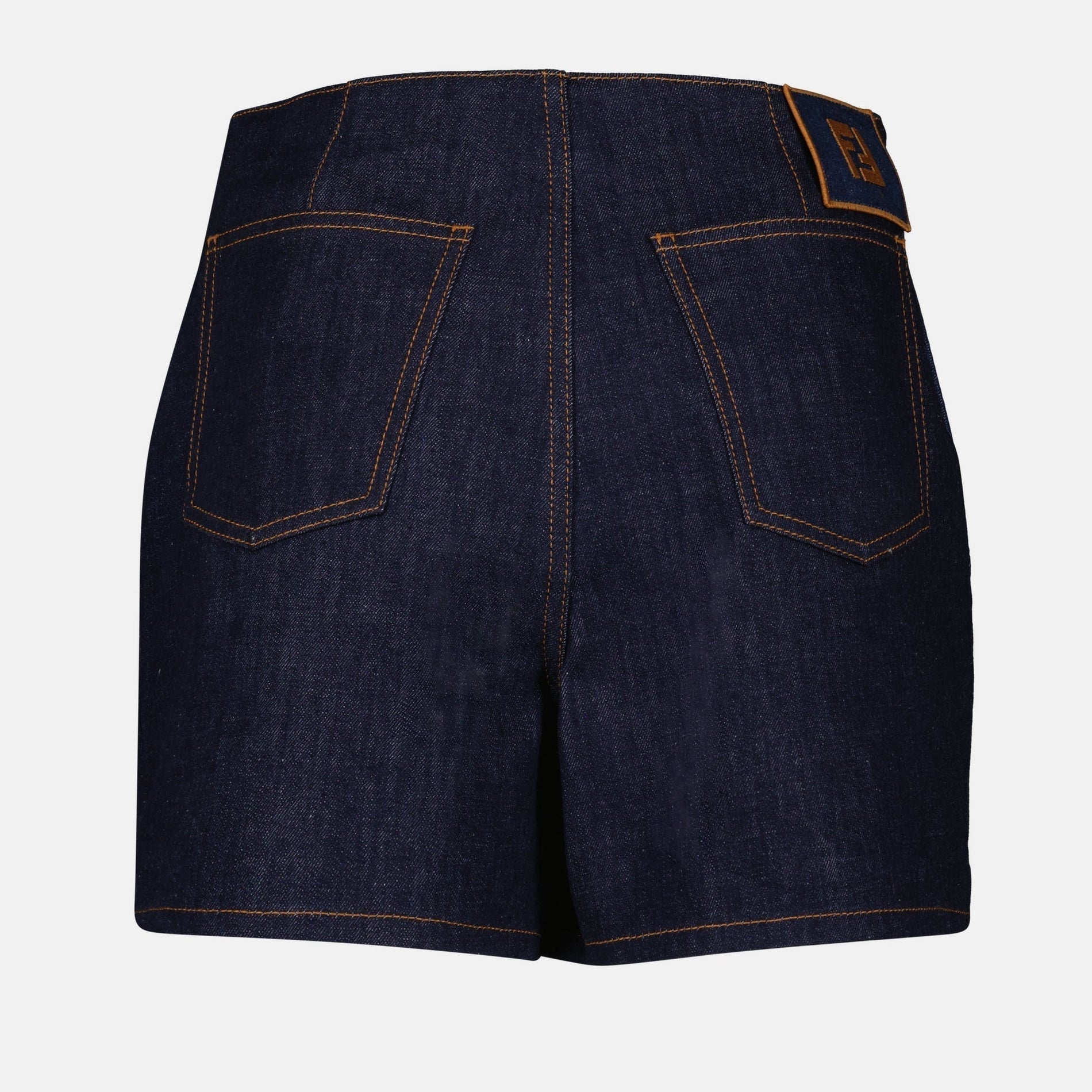 Fendi Bicolor Denim Shorts - image 2
