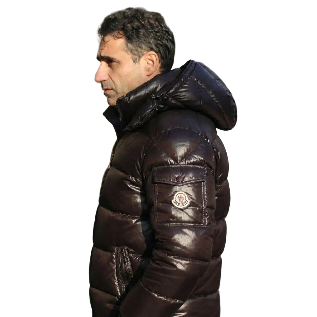 Moncler Dark Brown Lightweight Insulated Puffer Jacket - image 4