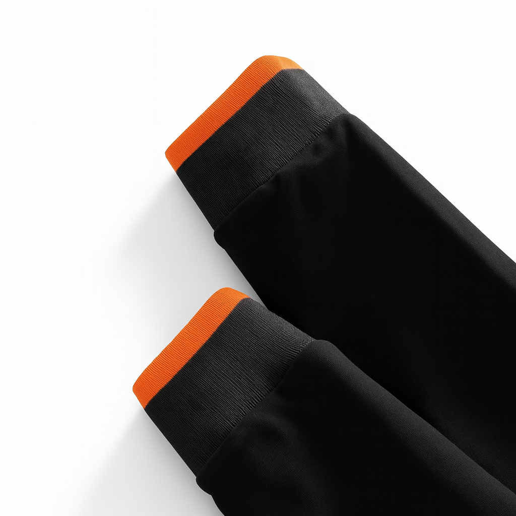 Hermes Black and Orange Zip Tracksuit Set - image 7