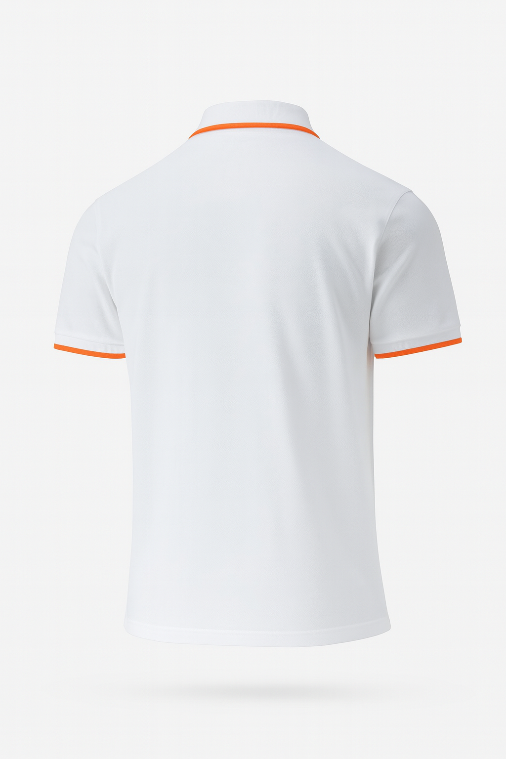 Hermes Hermès White Polo Shirt with Orange Trim and H Logo - image 2