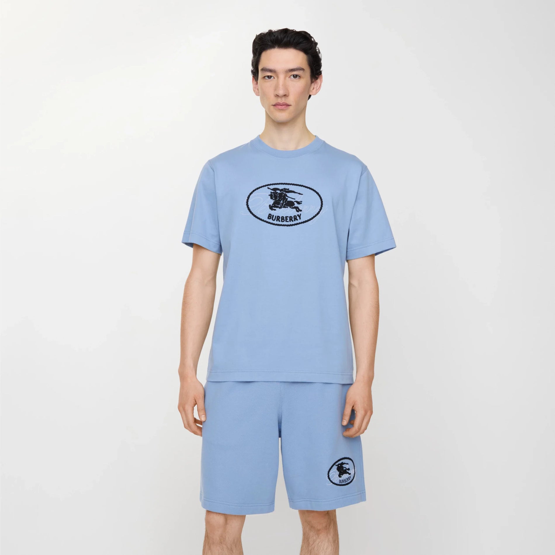 Burberry Knight Stamp Cotton T-Shirt - image 2