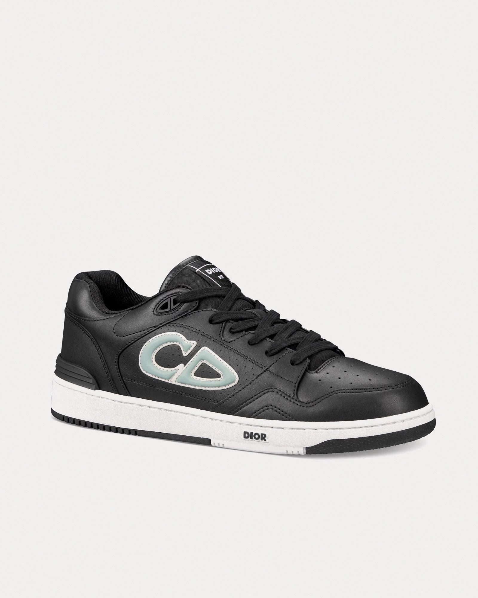 Dior B57 Low-Top Sneaker – Black with Ice Blue CD Signature - image 2