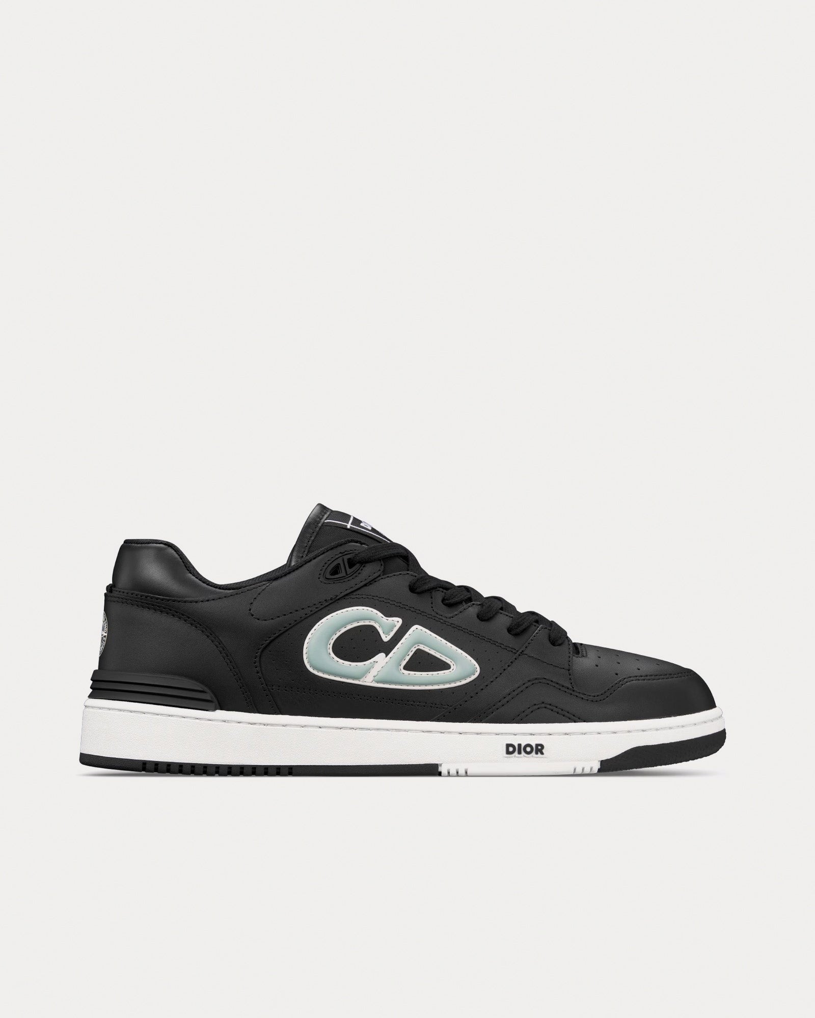 Dior B57 Low-Top Sneaker – Black with Ice Blue CD Signature