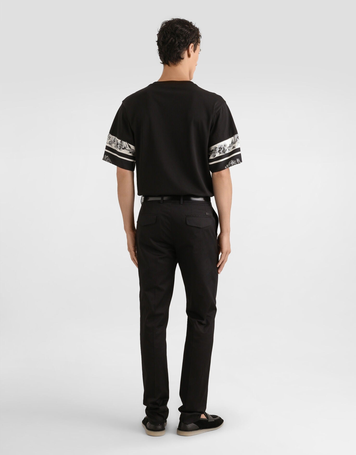 Dolce & Gabbana DG Cotton and Silk T-Shirt with Print - image 4