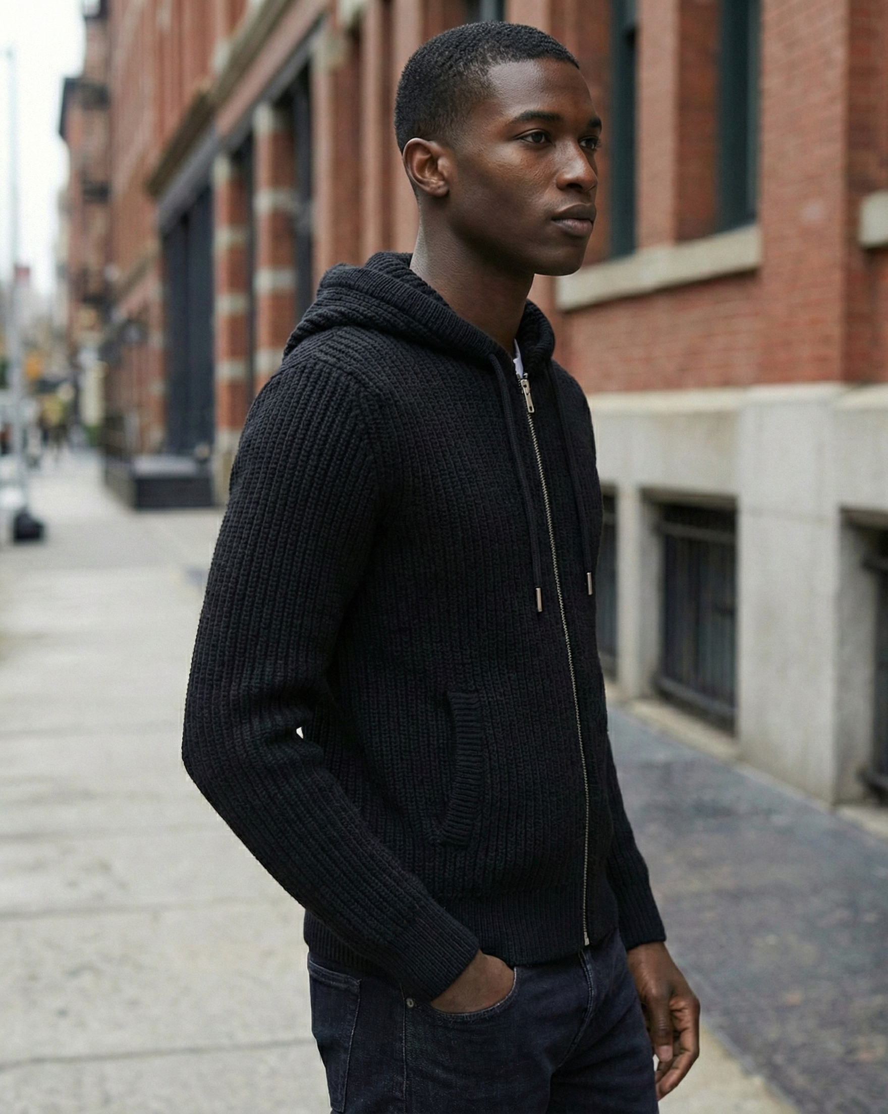 Tom Ford Ribbed Wool Zip Hoodie - image 6