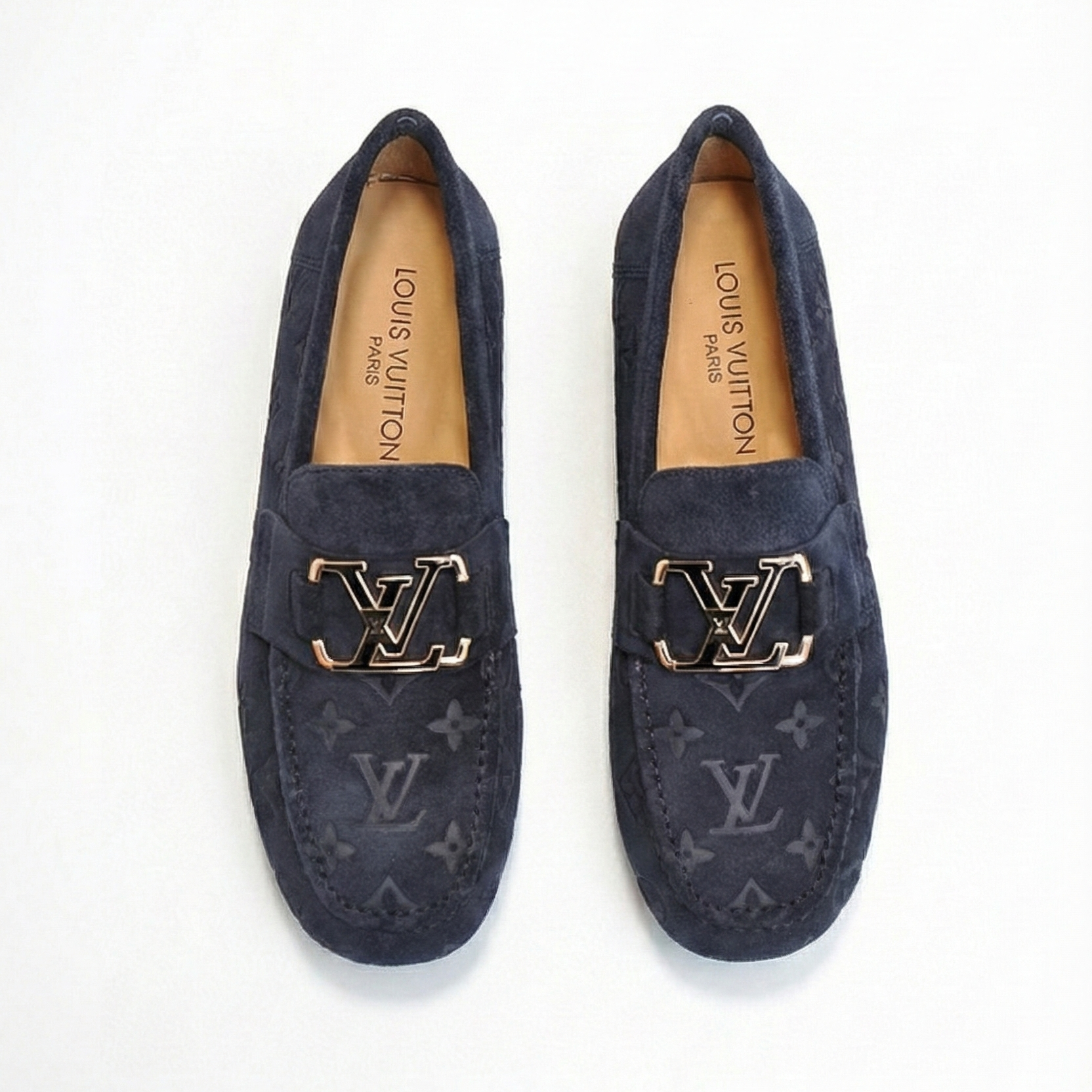 Louis Vuitton Monogram Suede Driving Moccasins - image 4