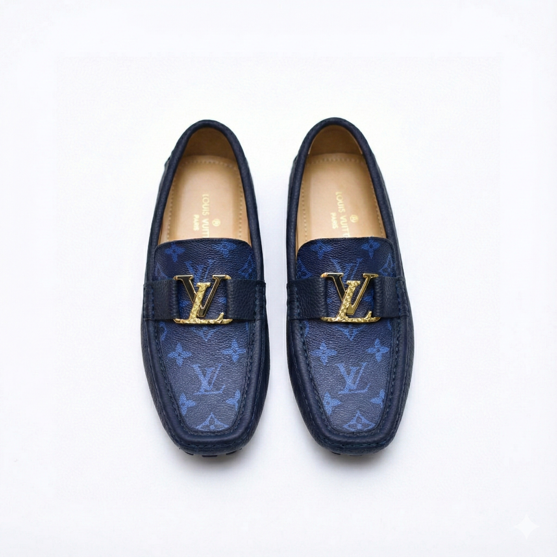 Louis Vuitton Monogram Denim Driving Moccasins - image 5
