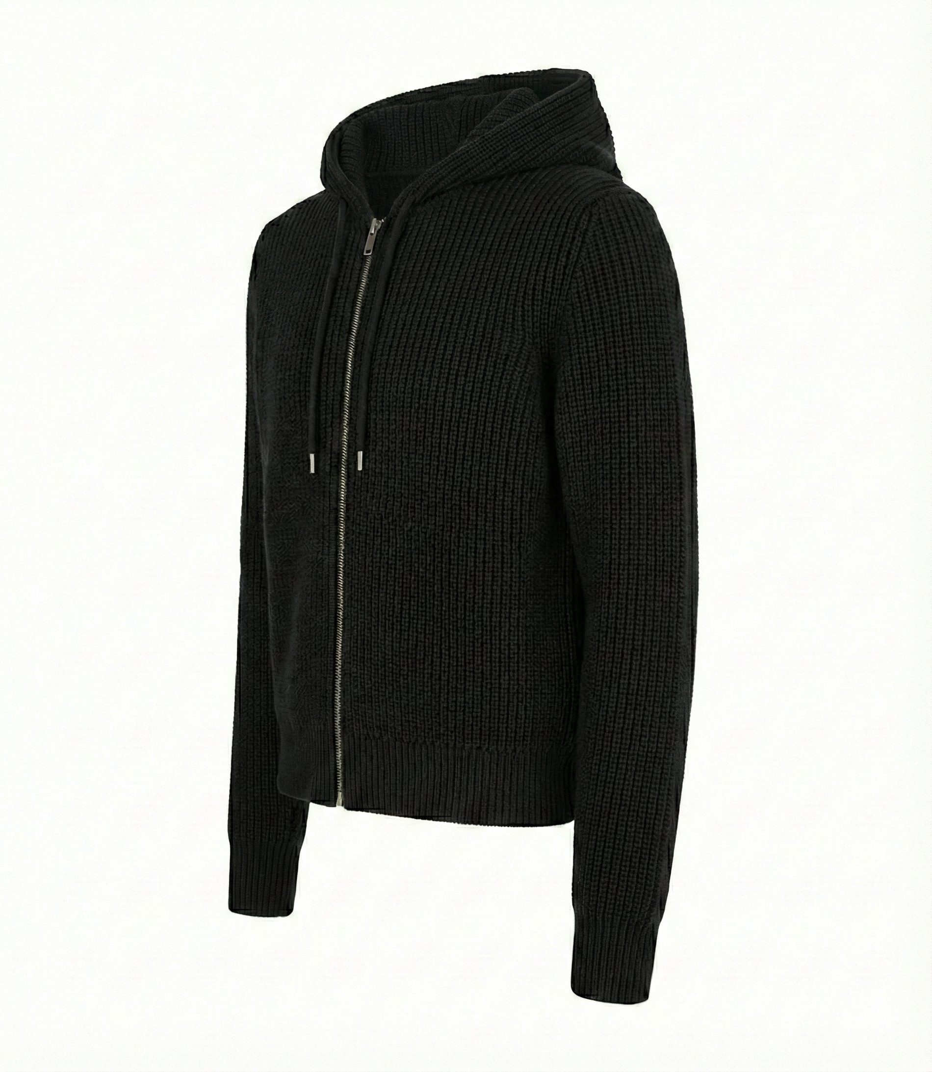 Tom Ford Ribbed Wool Zip Hoodie - image 3