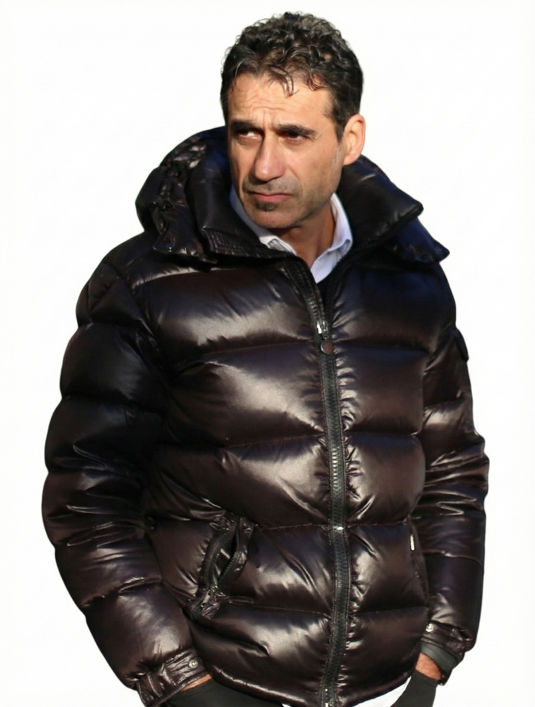 Moncler Dark Brown Lightweight Insulated Puffer Jacket - image 3