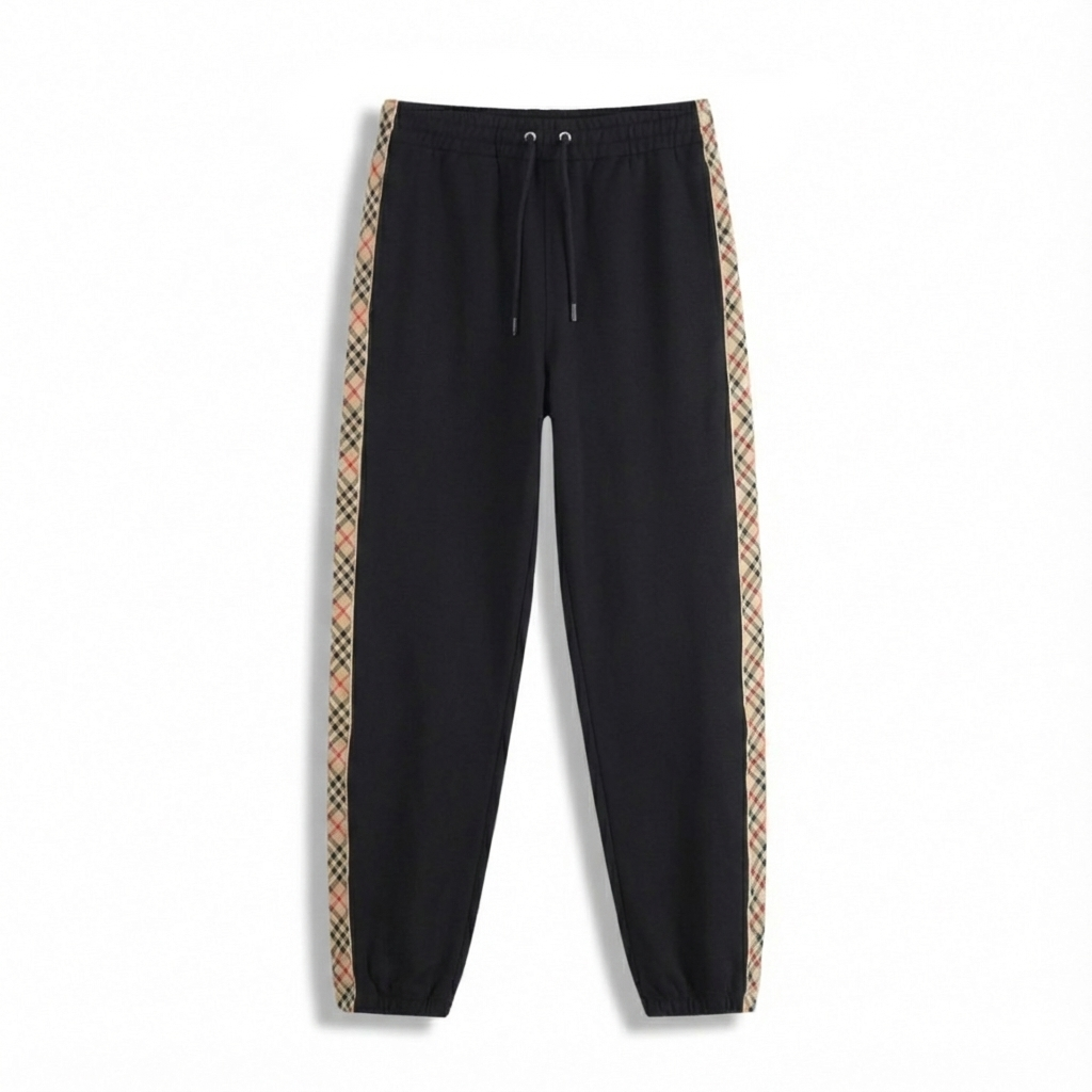 Burberry Icon Stripe Detail Jogging Pants