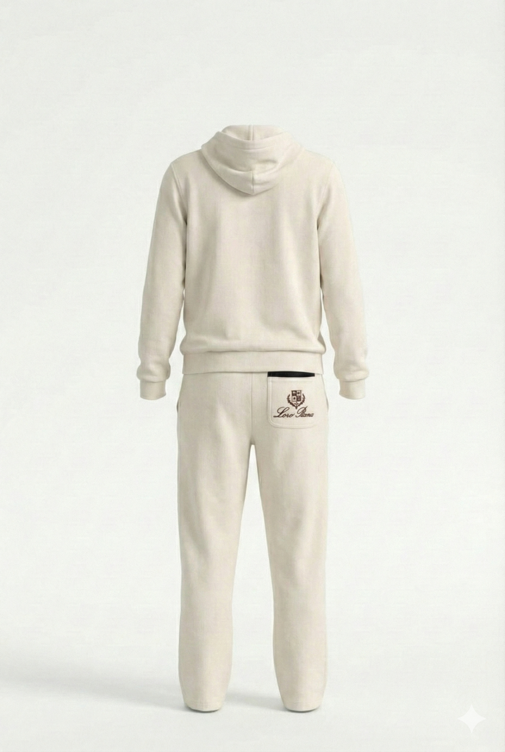Loro Piana Ivory Heritage Zip Hoodie & Jogger Set - image 2