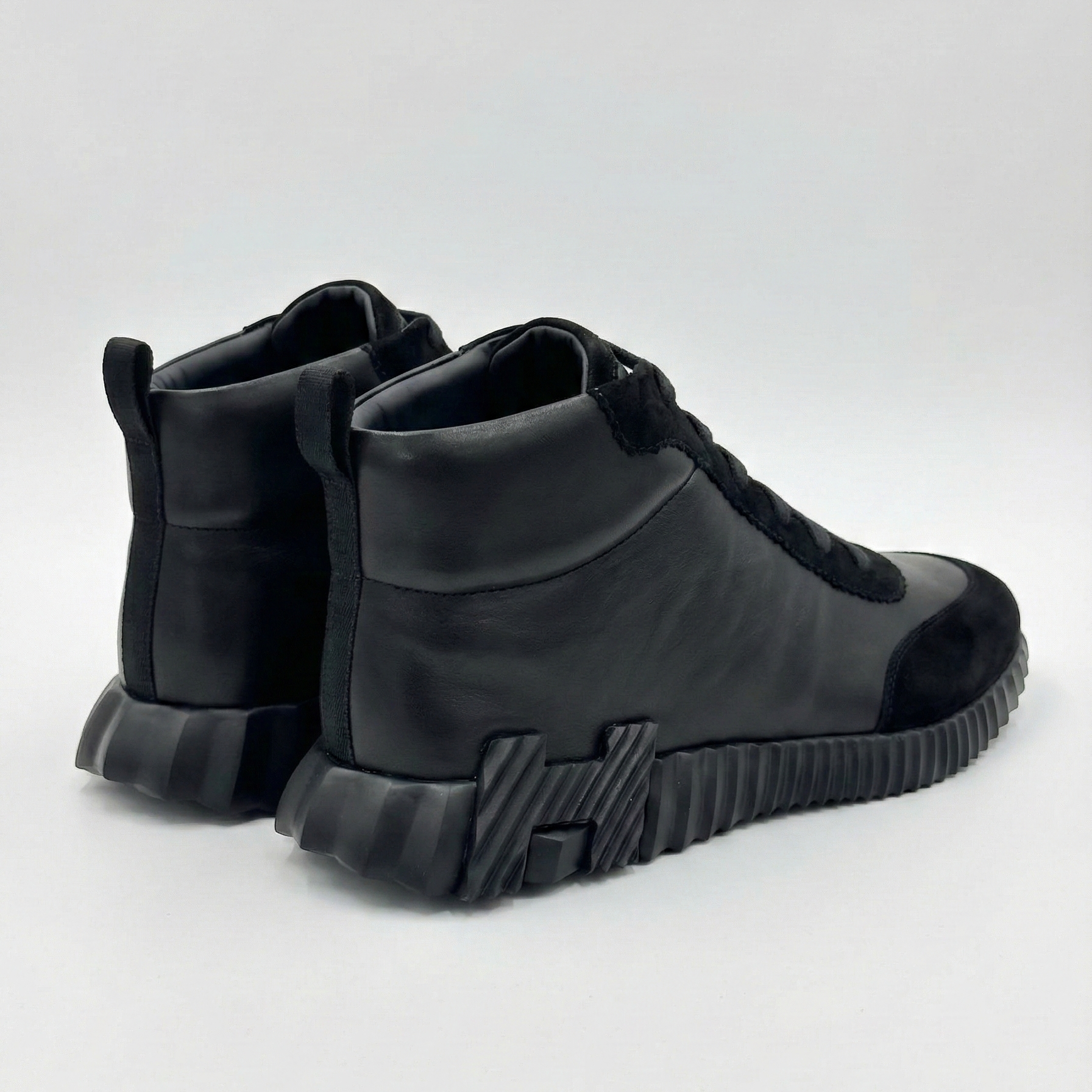 Hermes Bouncing High-Top Sneakers Black - image 8