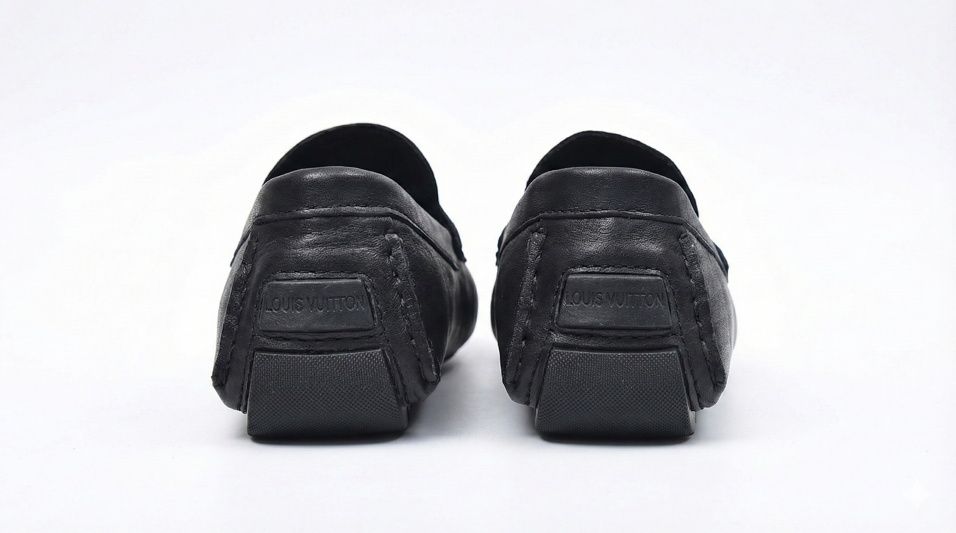 Louis Vuitton Monogram Leather Driver Moccasins - image 3
