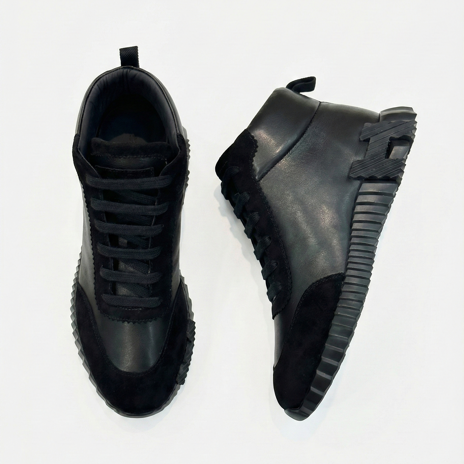 Hermes Bouncing High-Top Sneakers Black - image 9