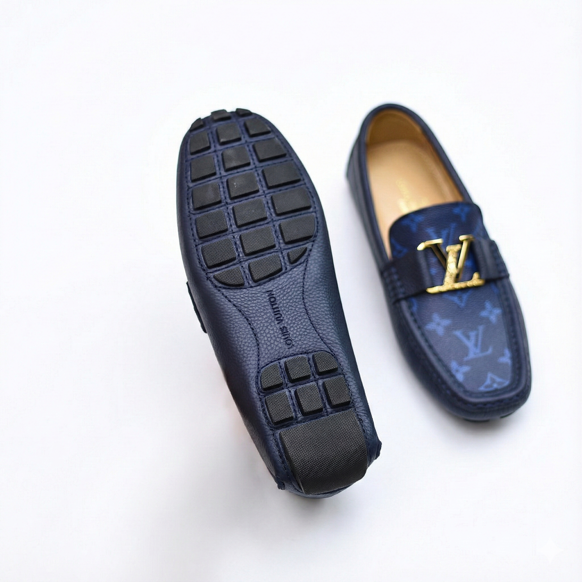 Louis Vuitton Monogram Denim Driving Moccasins - image 6