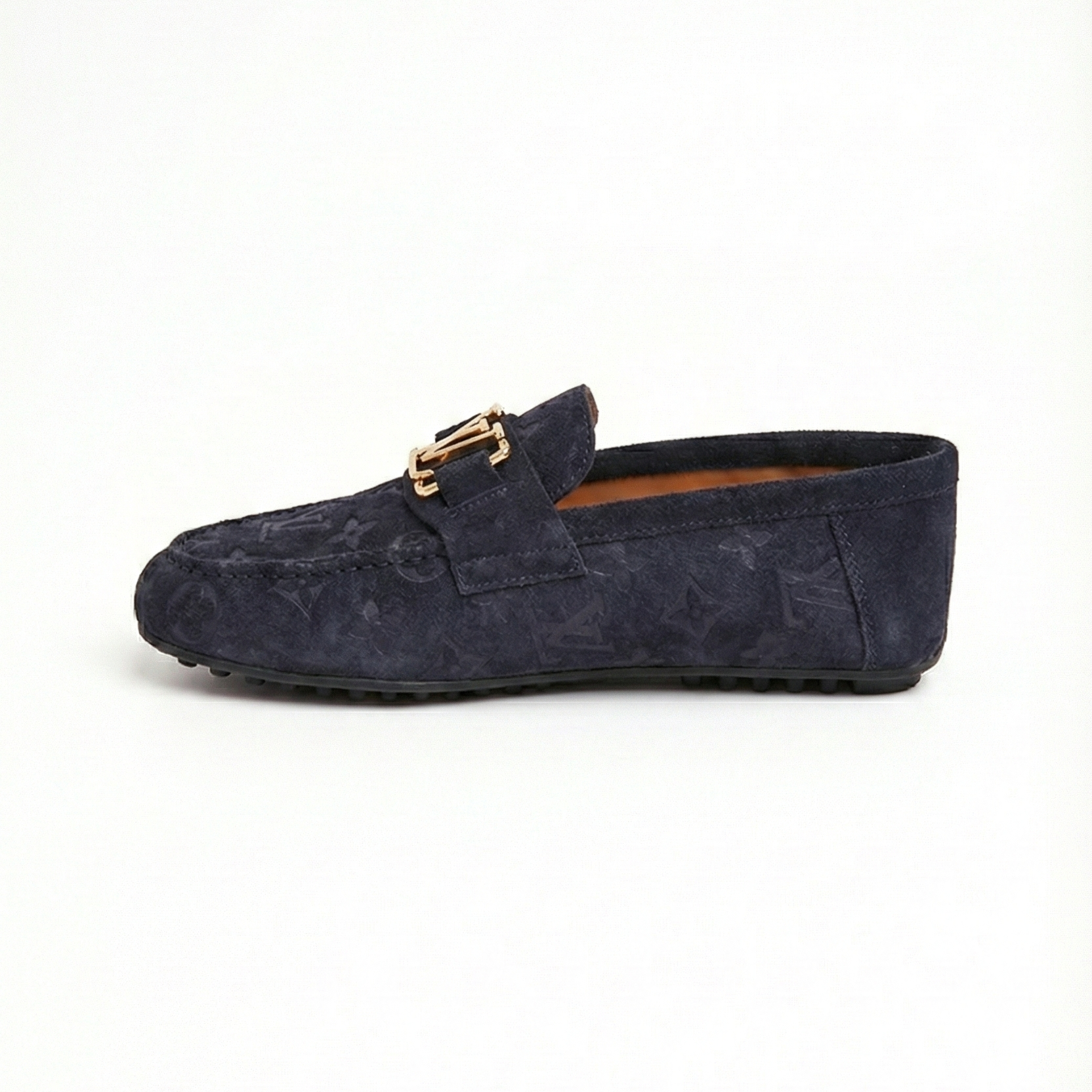 Louis Vuitton Monogram Suede Driving Moccasins - image 2