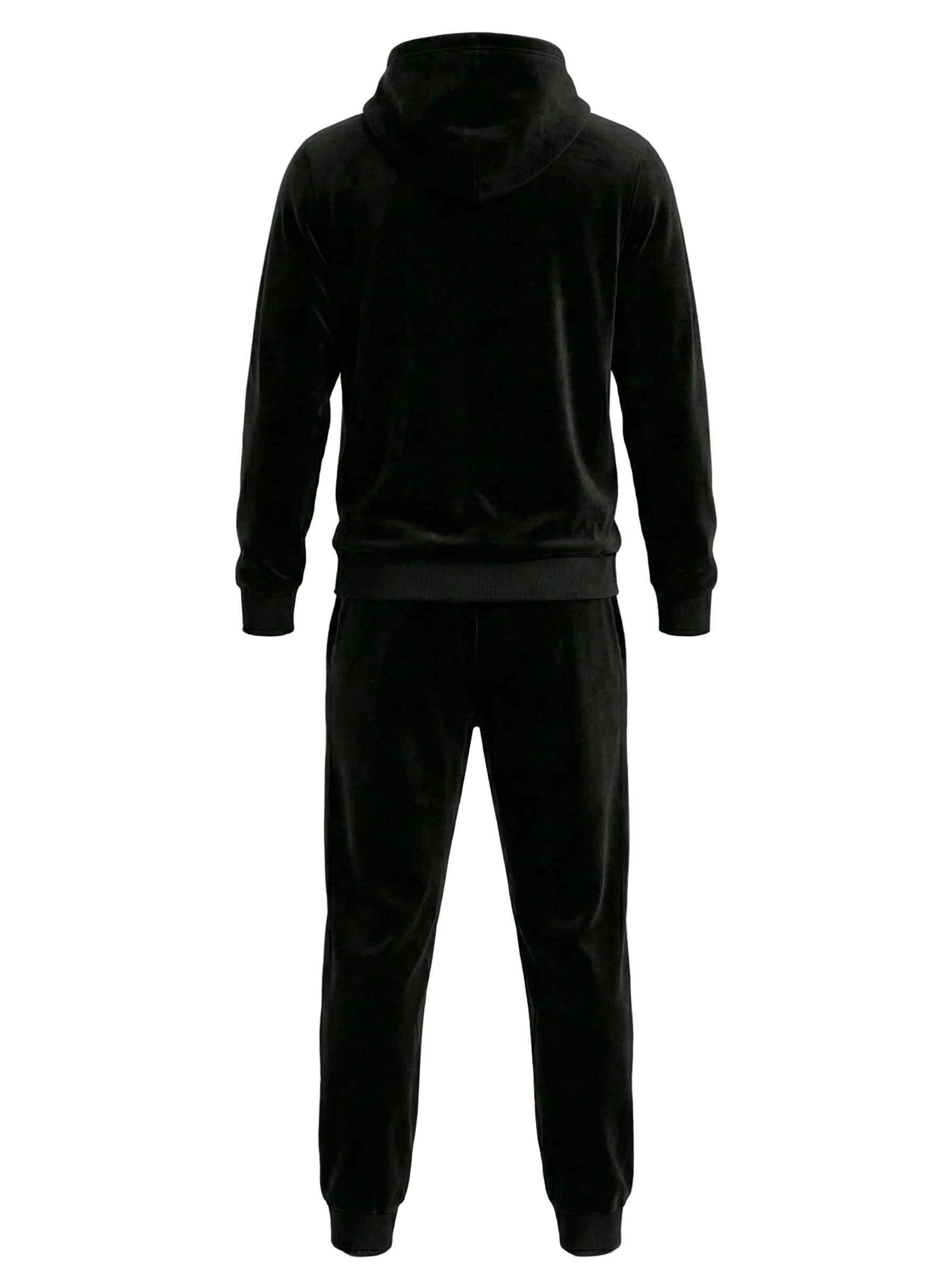 Burberry Velour Hooded Tracksuit in Black - image 2