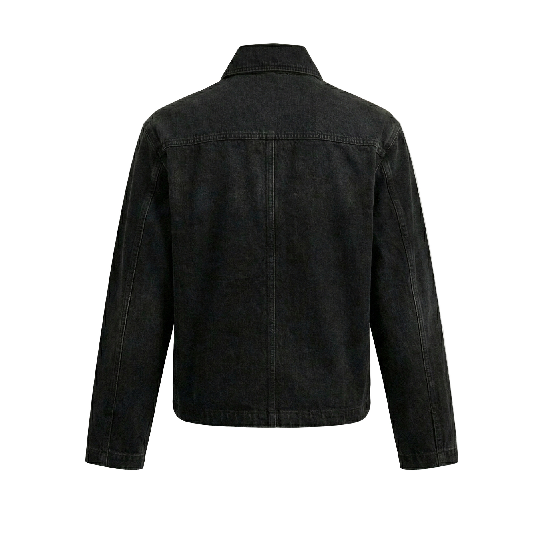 Louis Vuitton Black Monogram Embossed Denim Jacket - image 2