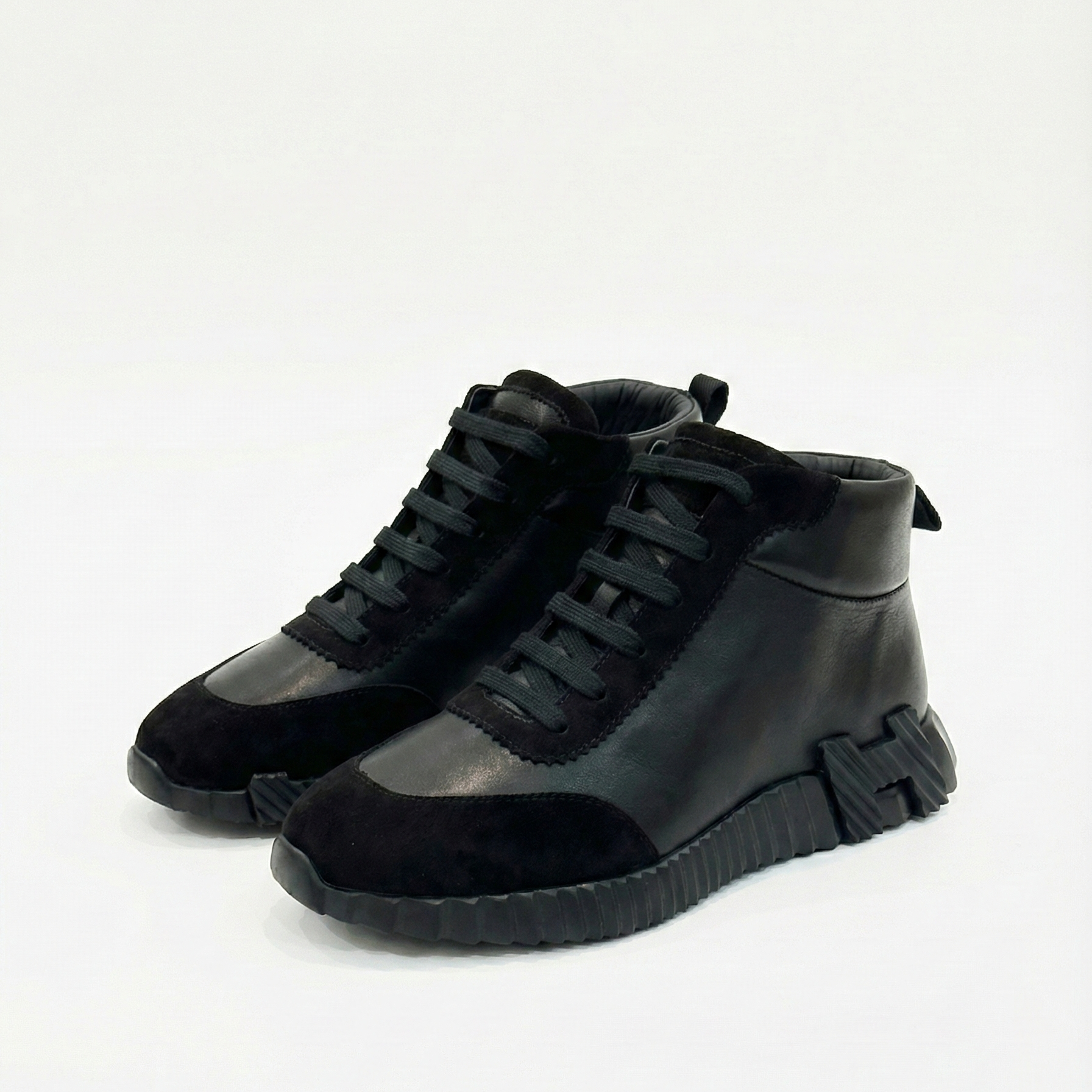 Hermes Bouncing High-Top Sneakers Black - image 7