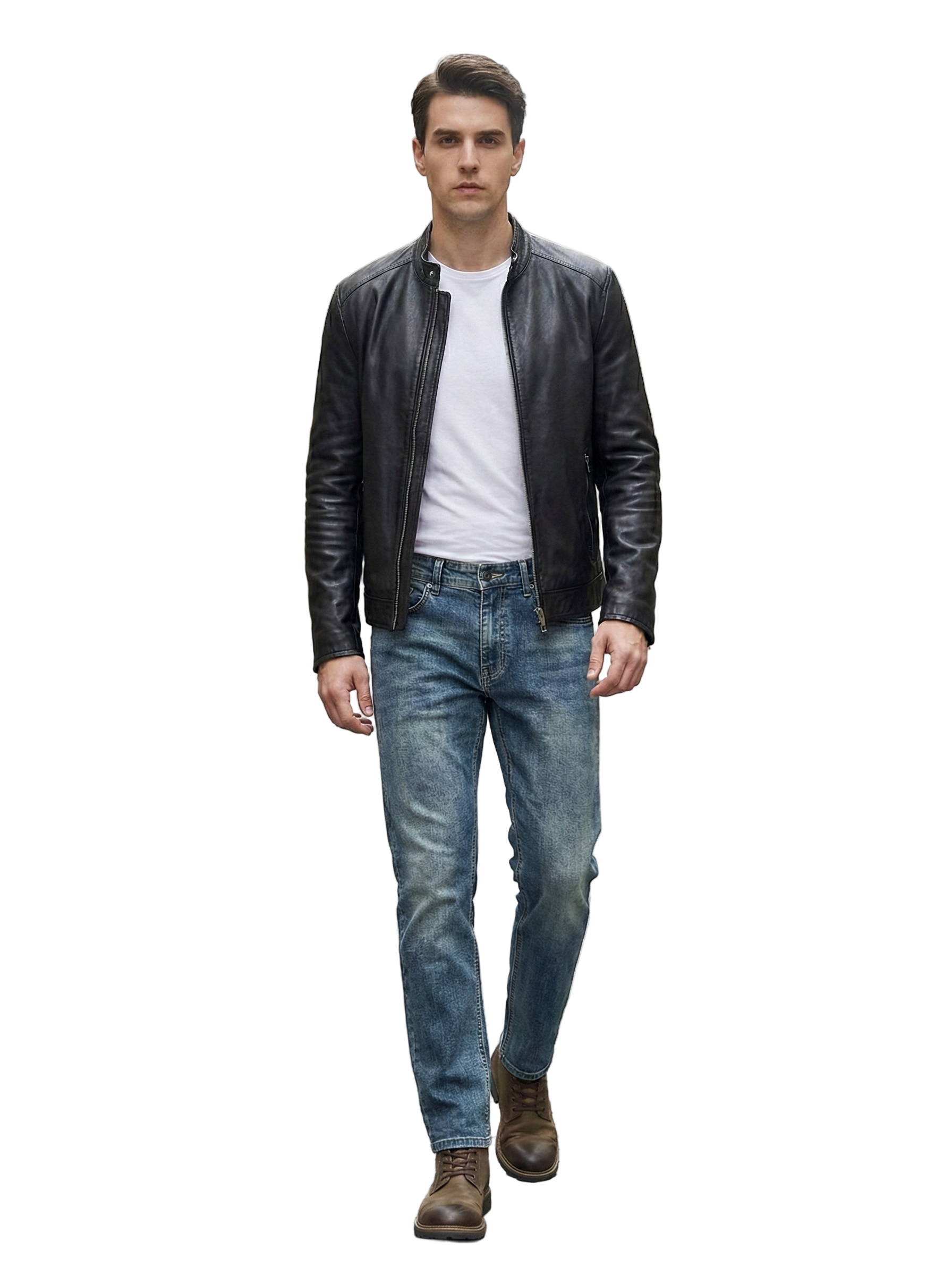 Hermes Classic Light-Wash Stretch Denim Jeans - image 8