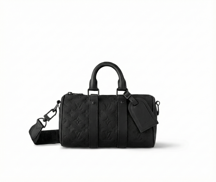 Louis Vuitton Monogram Empreinte Keepall Black
