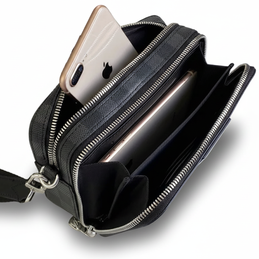 Louis Vuitton Damier Graphite Belt Bag / Crossbody Pouch - image 8