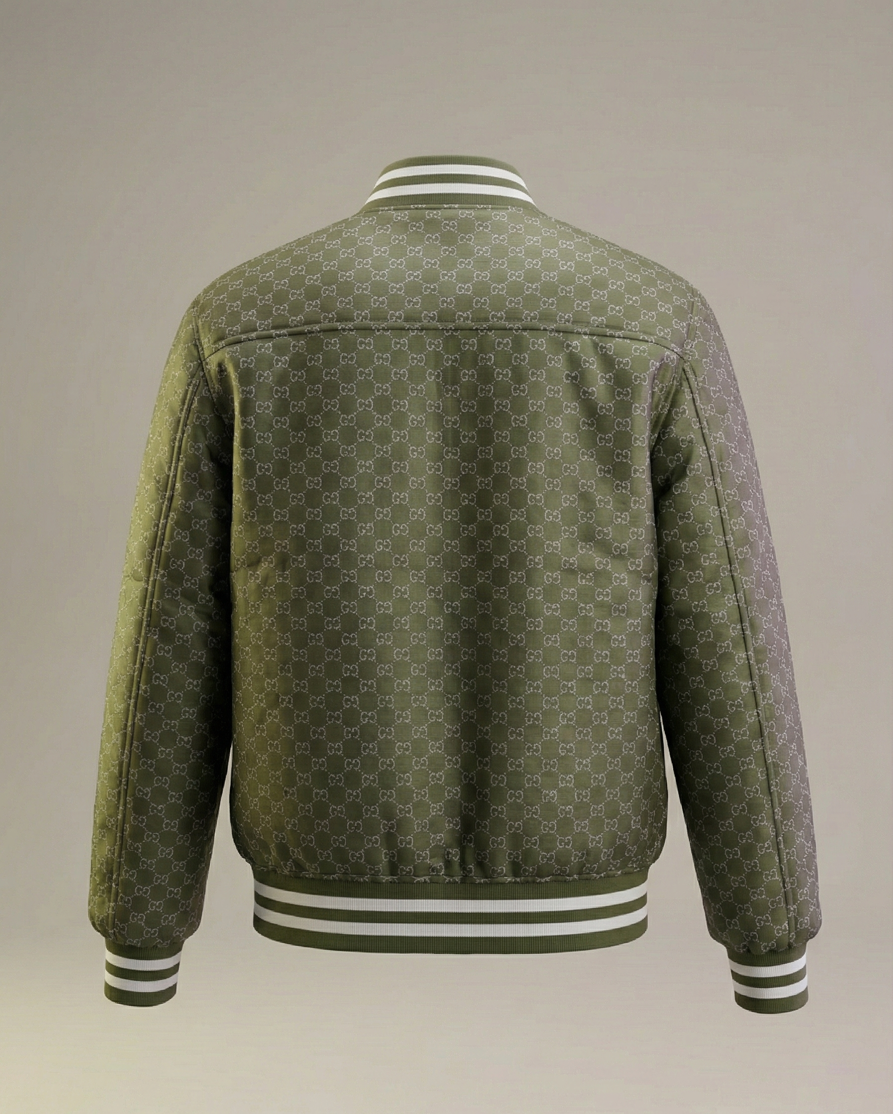 Gucci GG Padded Bomber Jacket in Green - image 2