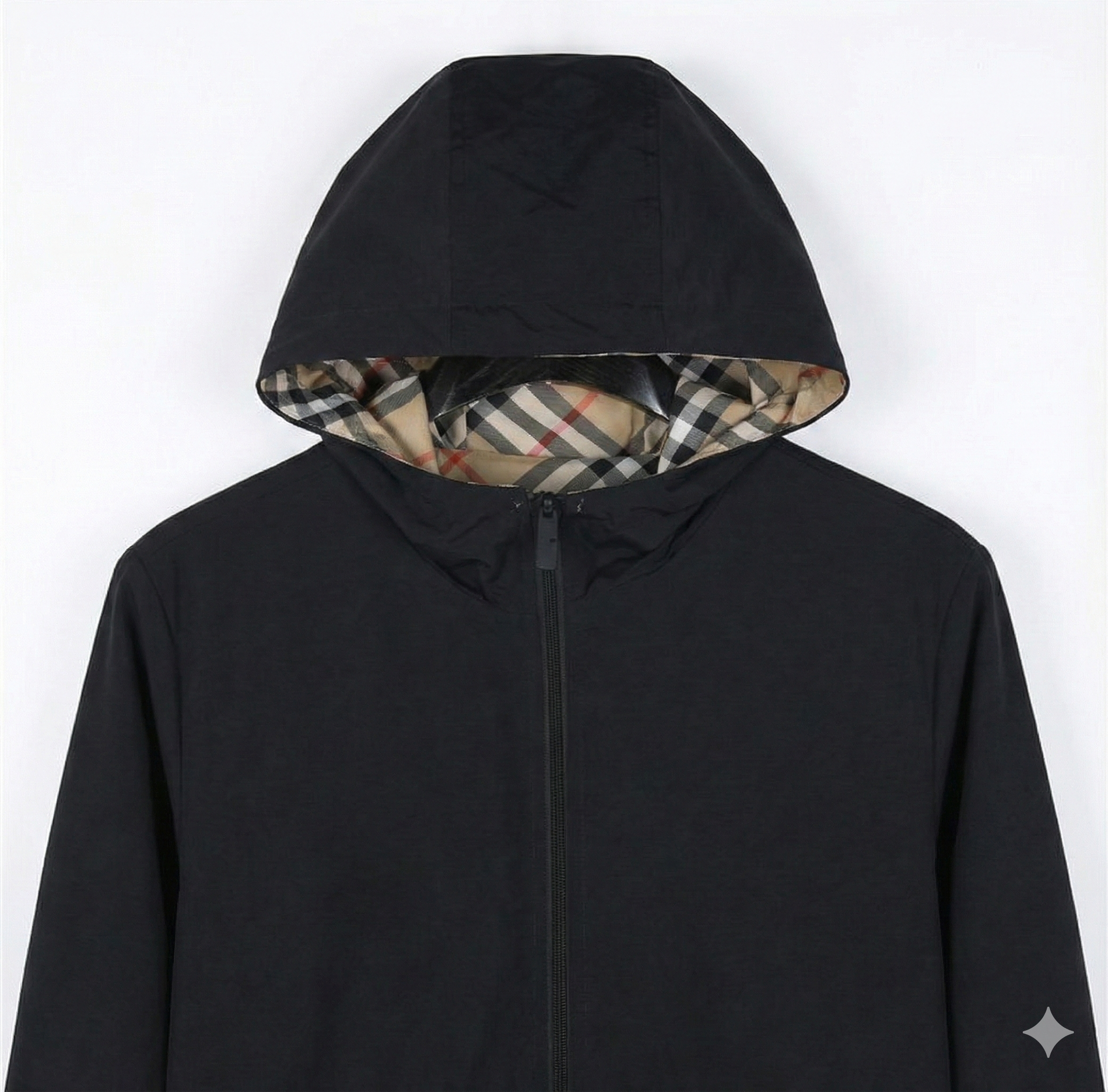 Burberry Reversible Vintage Check Hooded Jacket - image 10