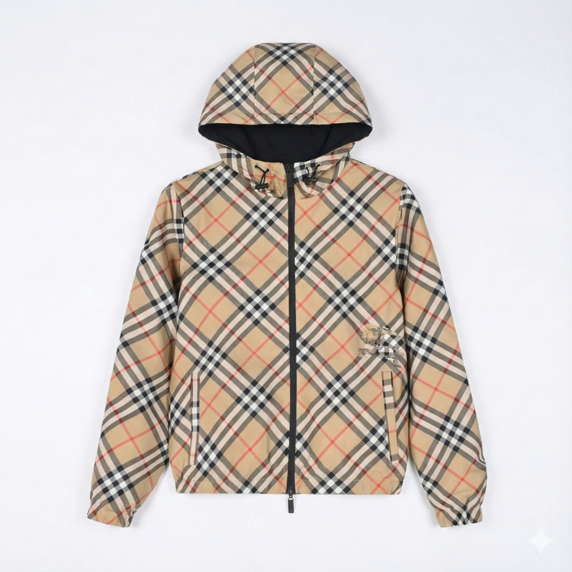 Burberry Reversible Vintage Check Hooded Jacket