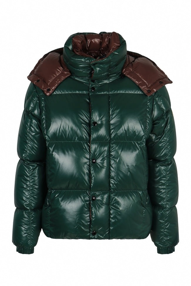 Moncler Parana Short Down Jacket with Detachable Hood