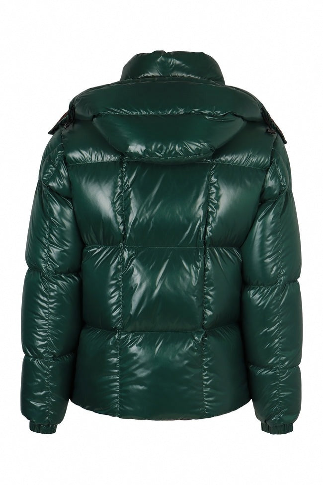 Moncler Parana Short Down Jacket with Detachable Hood - image 2