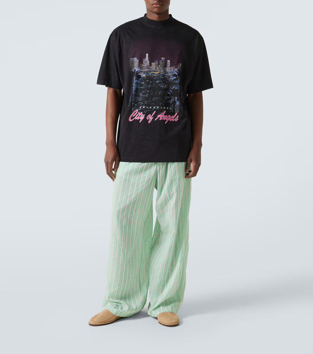 Balenciaga Men’s Printed Cotton Jersey T-Shirt - image 2