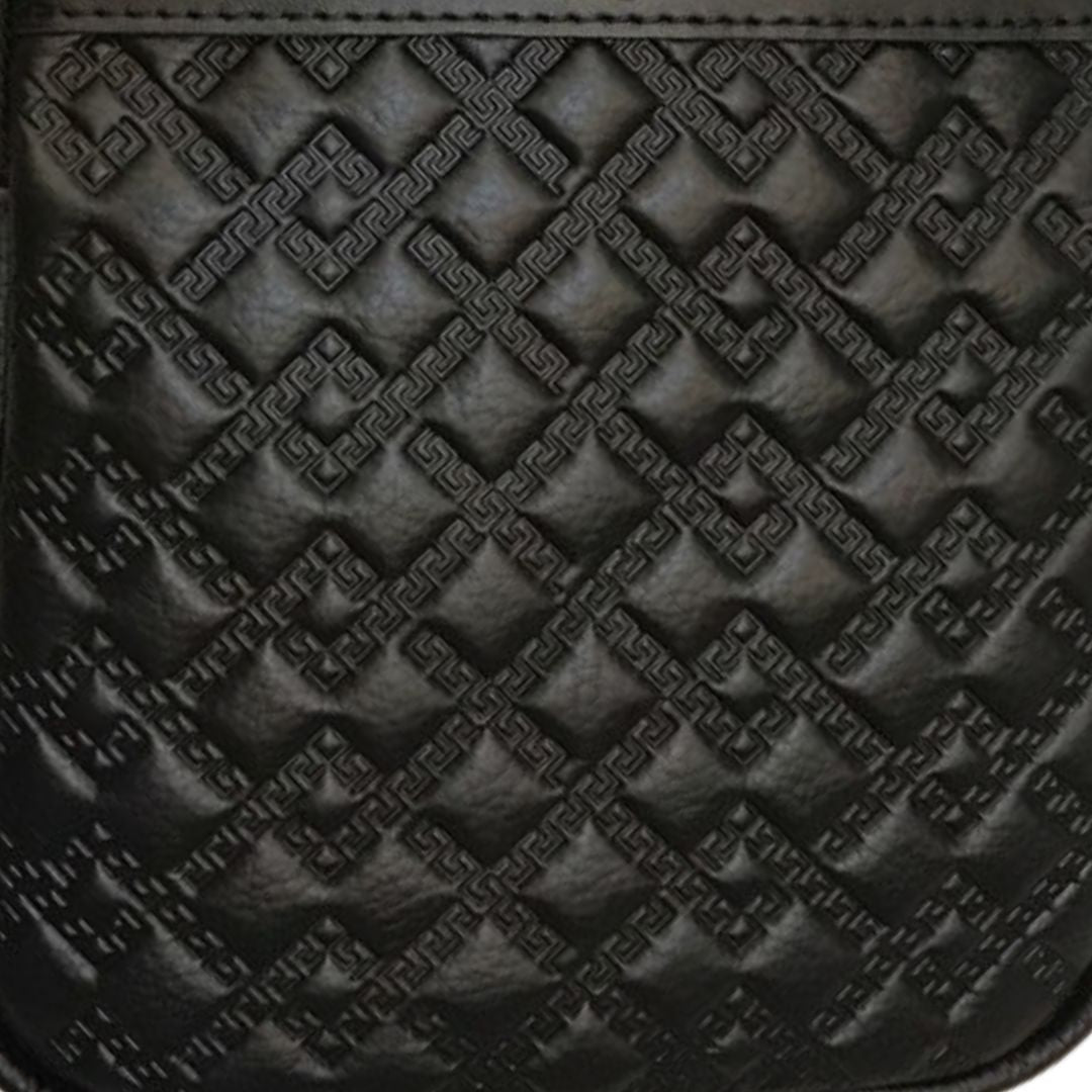 Versace Embossed Leather Sling Bag - image 4