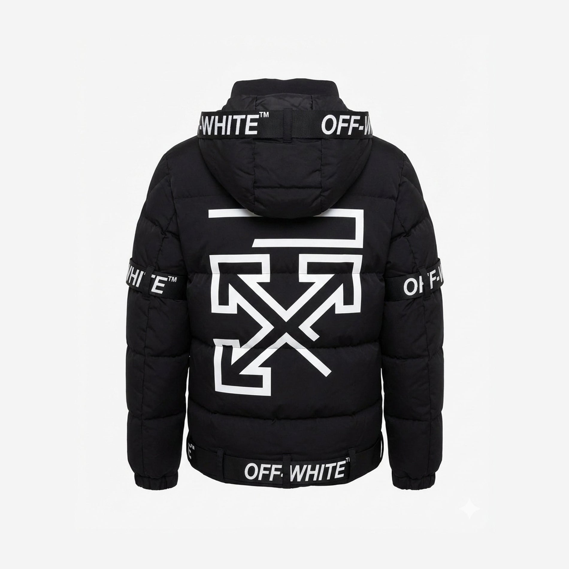 Off-White Arrows Logo Industrial Puffer Jacket - image 2