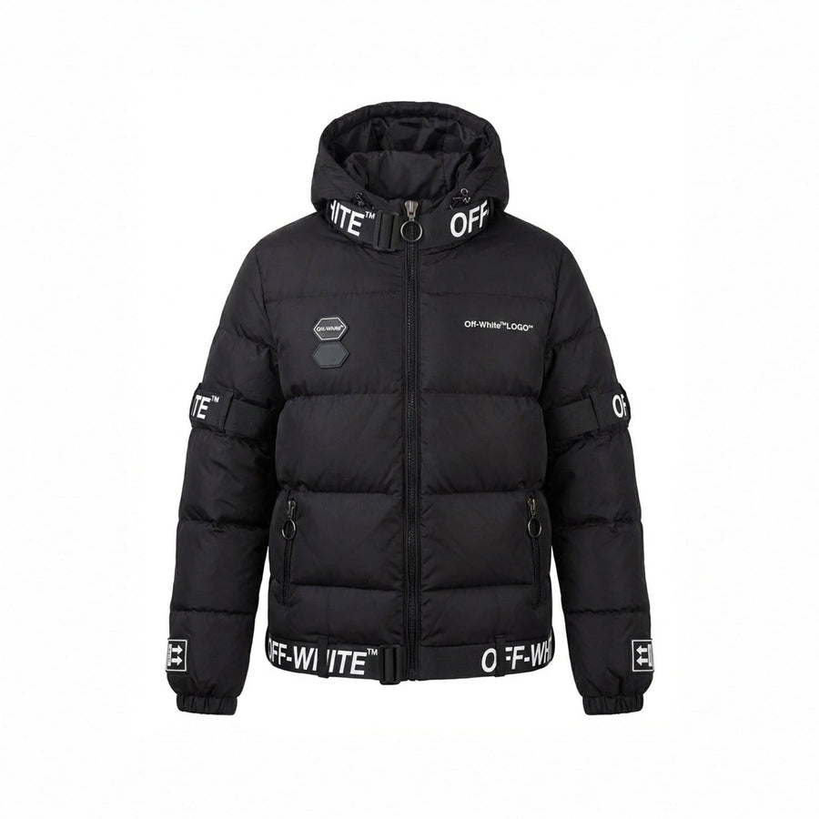 Off-White Arrows Logo Industrial Puffer Jacket