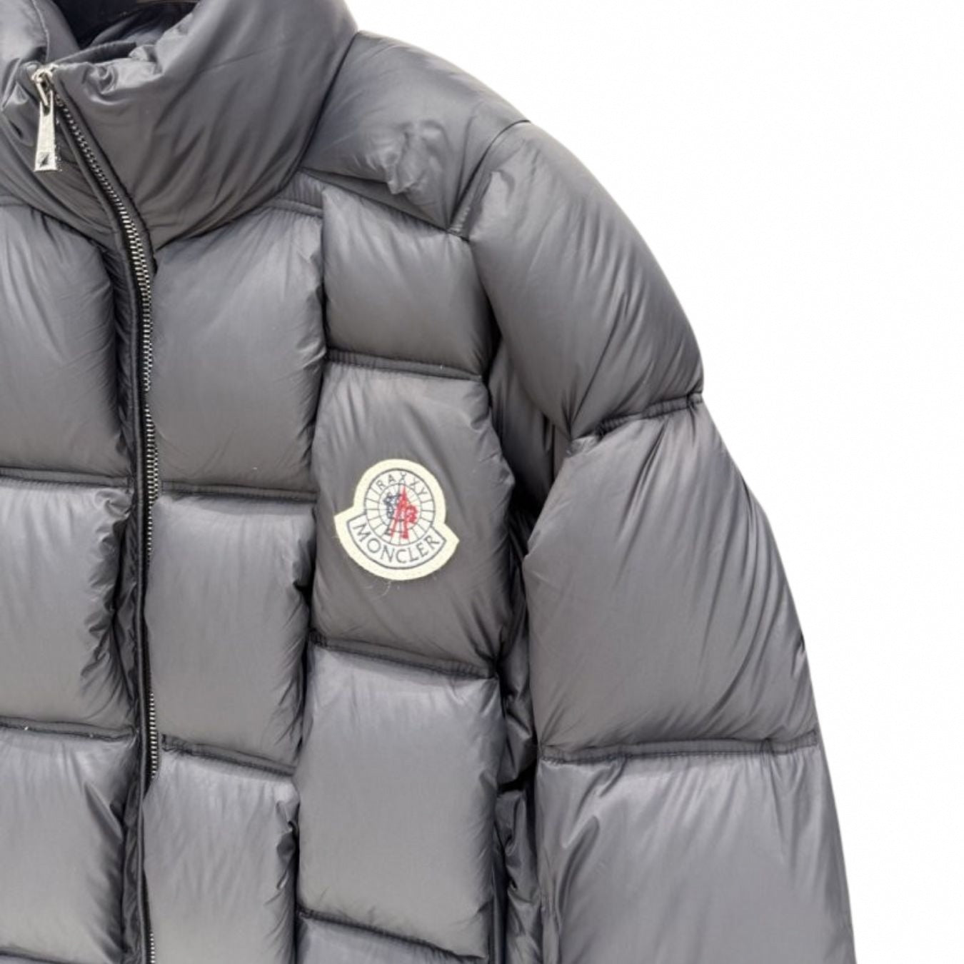 Moncler Square Quilted Embossed Back Puffer Jacket - image 4