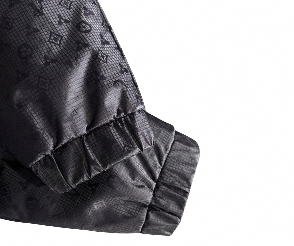 Louis Vuitton Glossy Monogram Puffer Jacket - Black - image 6