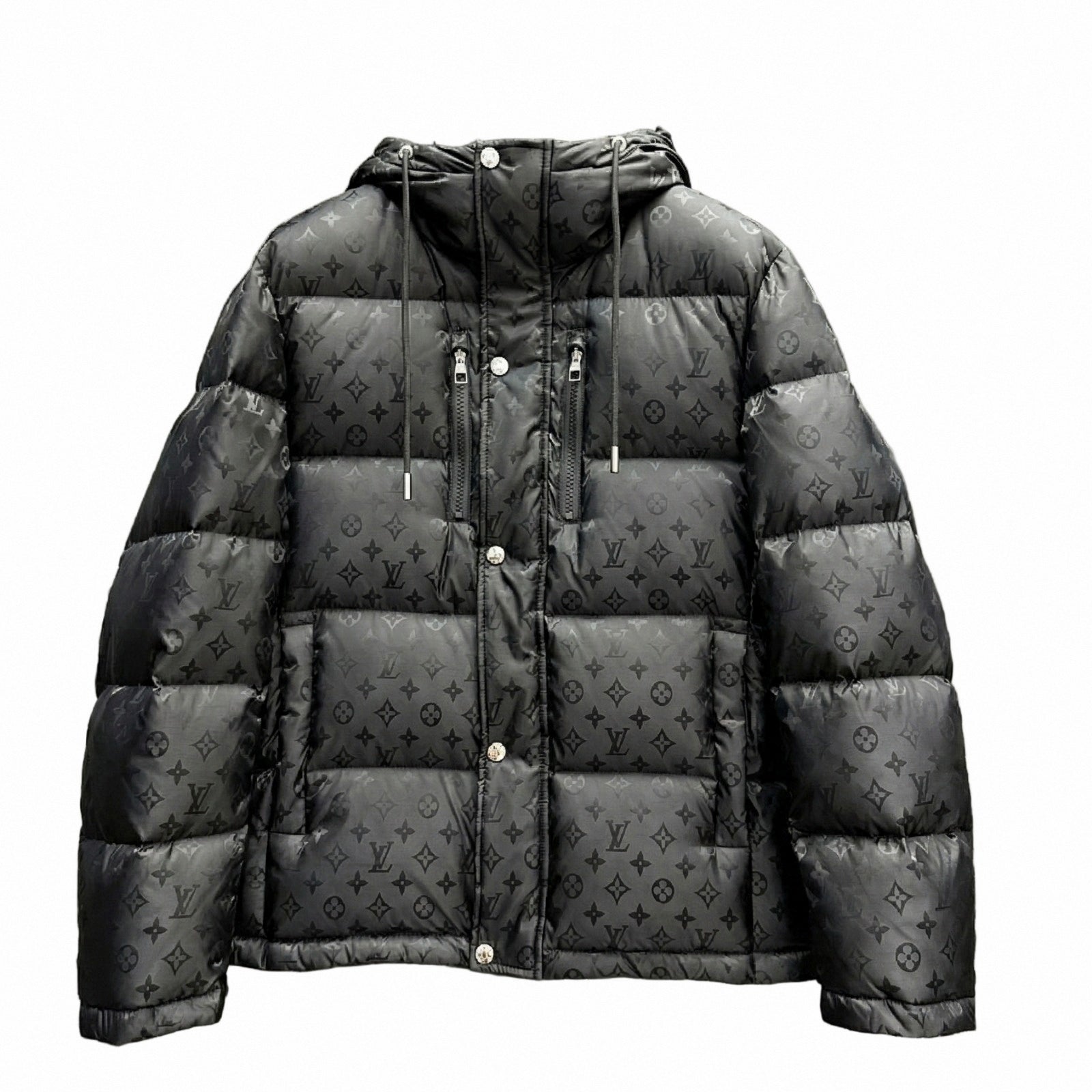 Louis Vuitton Monogram Noir Arctic Down Jacket