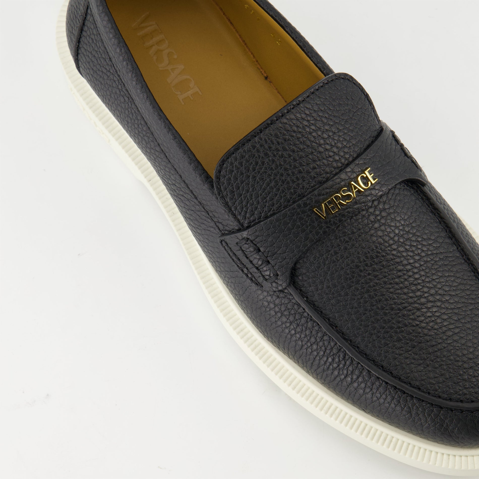 Versace Leather Loafers - image 5